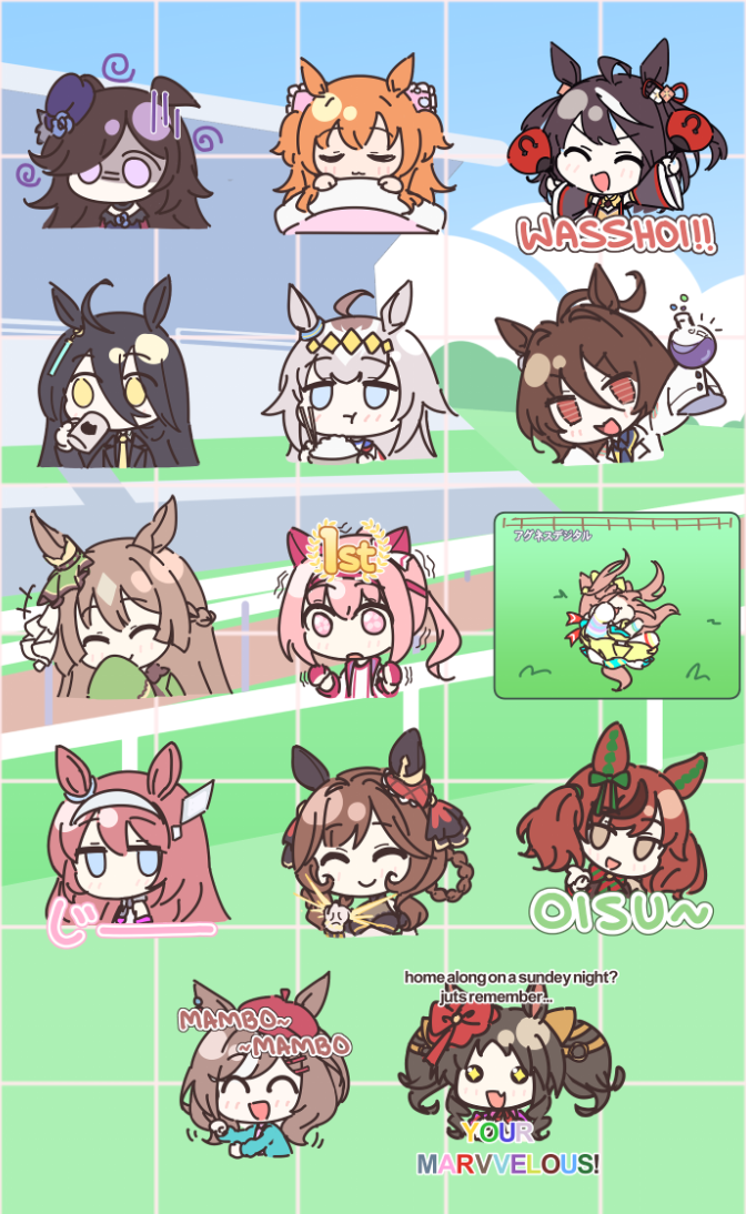 [PREORDER] Umamusume Stickers