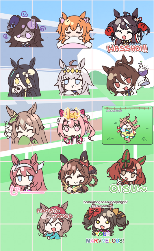 [PREORDER] Umamusume Stickers