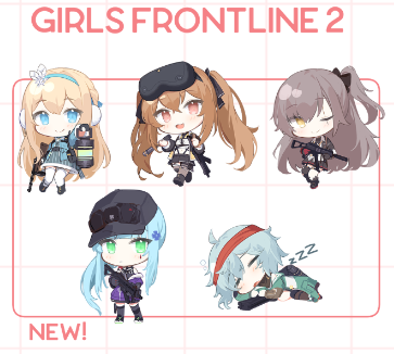 [PREORDER] Girls' Frontline 2 Charms