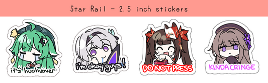 [PREORDER] Honkai Star Rail Stickers