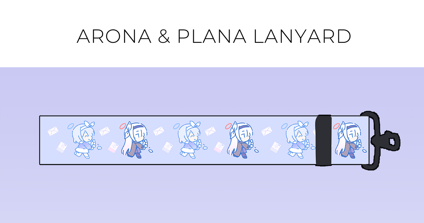 [PREORDER] Blue Archive - Arona & Plana Short Lanyard